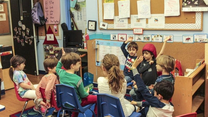 secular jewish education in our first and second grade hebrew school and sunday school