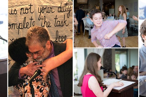 various speakers at the city congregation for humanistic judaism