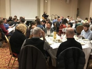 secular seder at the City Congregation for humanistic judaism